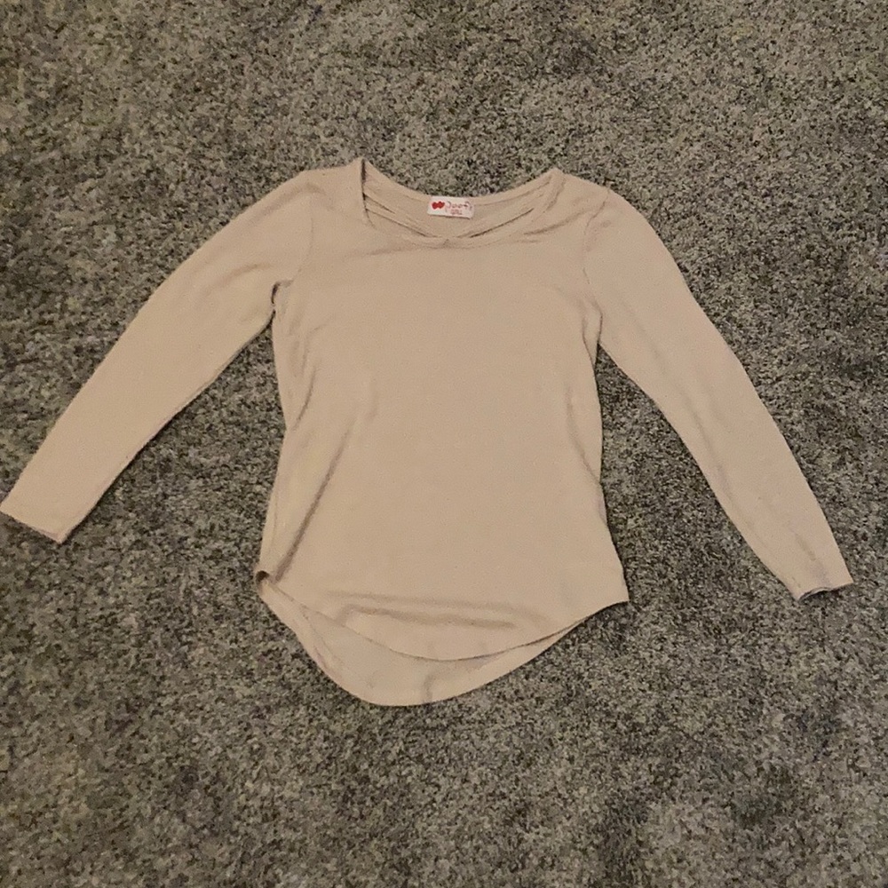 Poof!Girl Light Pink Sweater. Size M